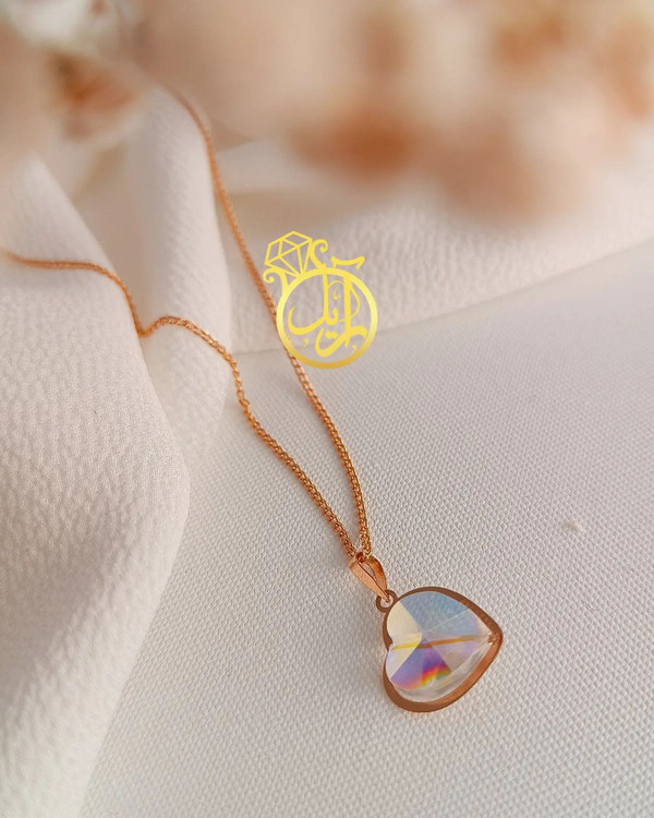 پلاک طلای قلب