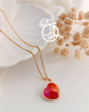 پلاک طلا مدل قلب