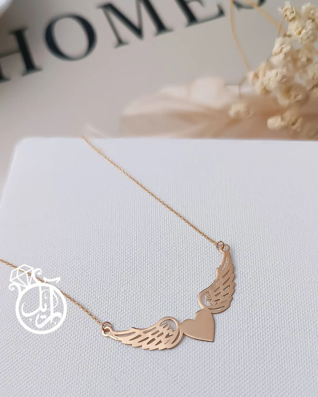 گردنبد طلا مدل فرشته