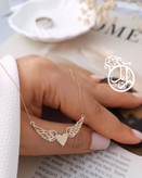 گردنبد طلا مدل فرشته