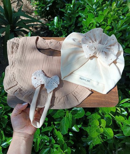 ست سیسمونی پیشبند موسلین