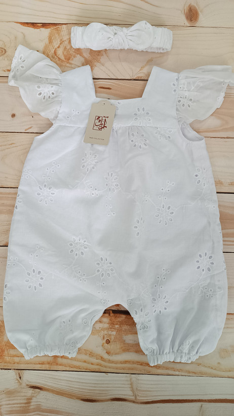 Embroidered Baby Romper