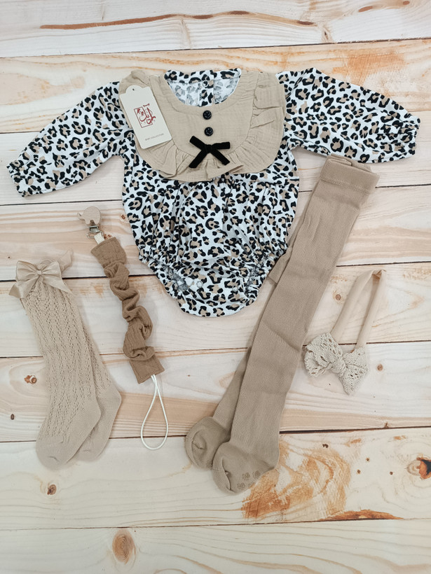 Leopard Print Baby Bodysuit