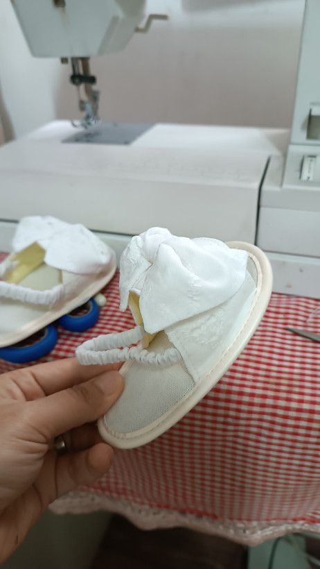 Baby Embroidered Turban & Sandals Set