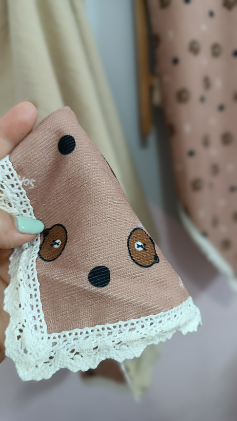 Double-Sided Muslin Teddy Baby Blanket