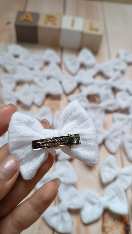 Mini Muslin Baby Bow